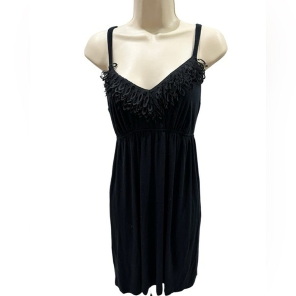 Soma Women's Casual Dress Adjustable Strap Black Cutout detail
